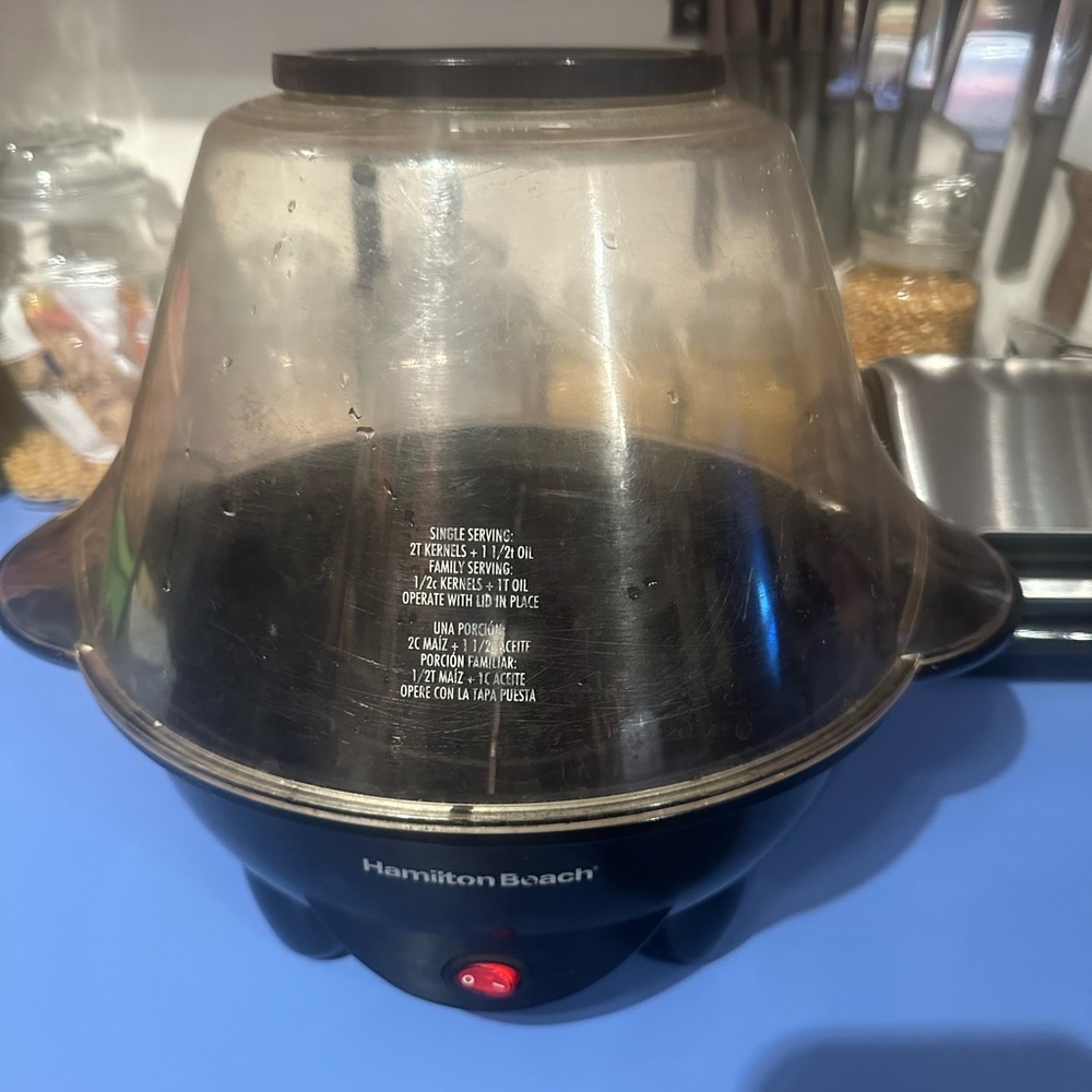 Hamilton Beach Black Popcorn Popper